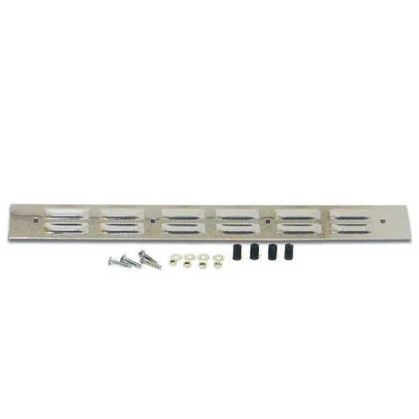 SS Louver Top Mud Flap Accent 2" x 24" (EA)