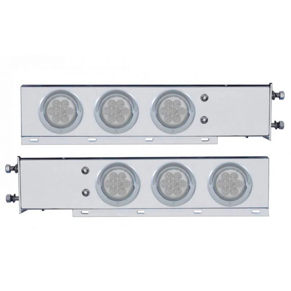 SS Rear Light Bars with LED, 3.75" Spacing - Image 3