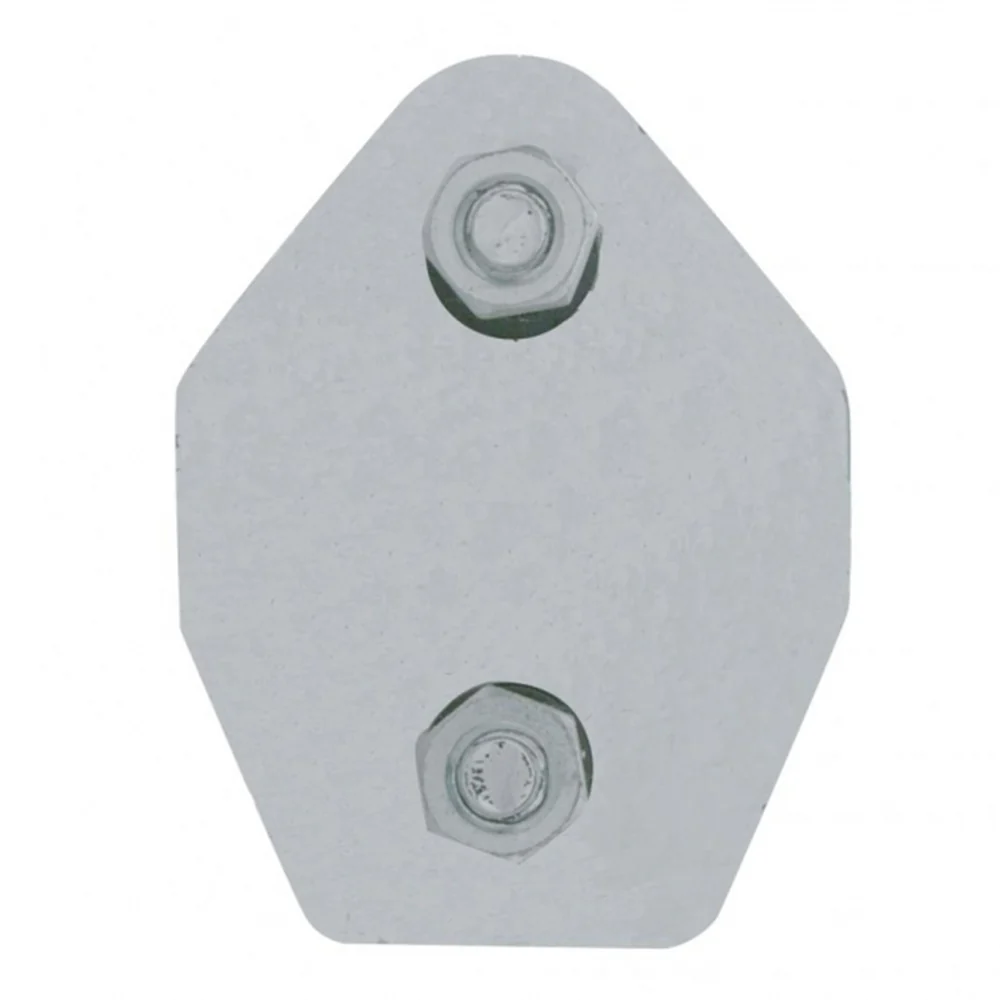 Stainless Angled Mud Flap Hangers 2-1/2" Spacing - Image 2