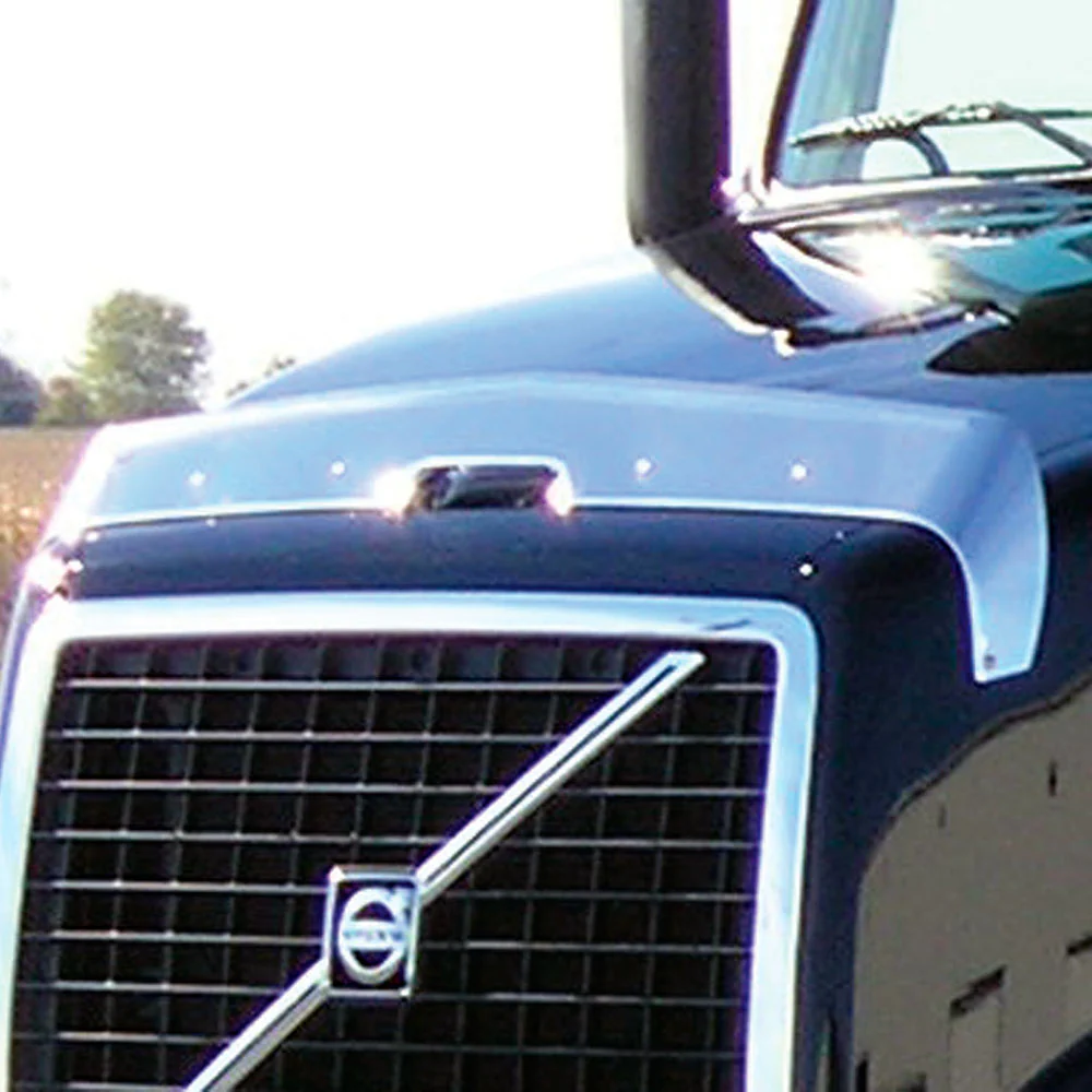 Stainless Hood Shield Bug Deflector for Volvo VN - Image 2