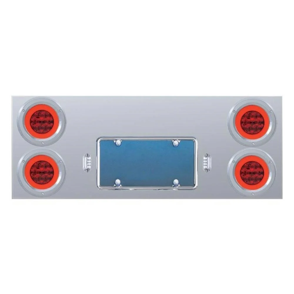 Stainless Rear Center Panel with Halo LED Lights - Image 2
