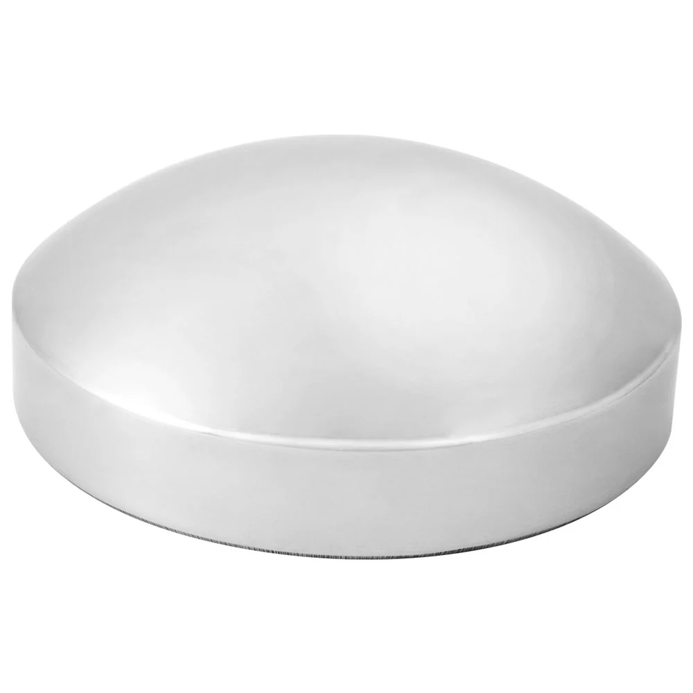 Stainless Rear Hubcap 8.5" Axle, 3/4" Studs, 1.5" Lip - Image 2