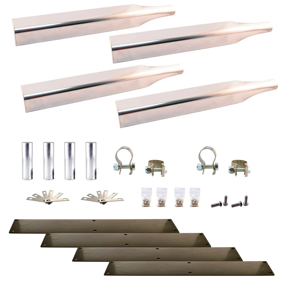 Stainless Single Axle Fender Post Mounting Kit
