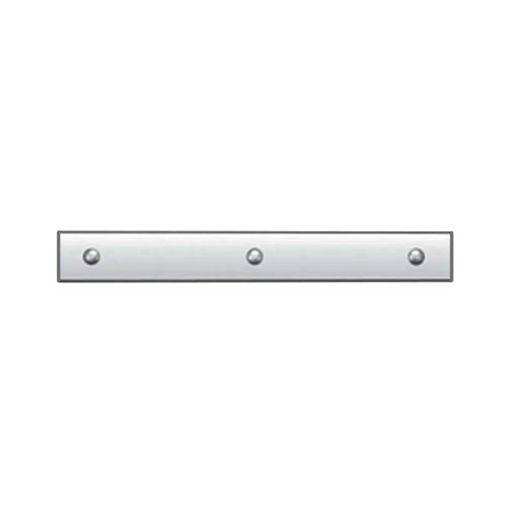 Stainless Steel 16" Top Mud Flap Accents (PR)