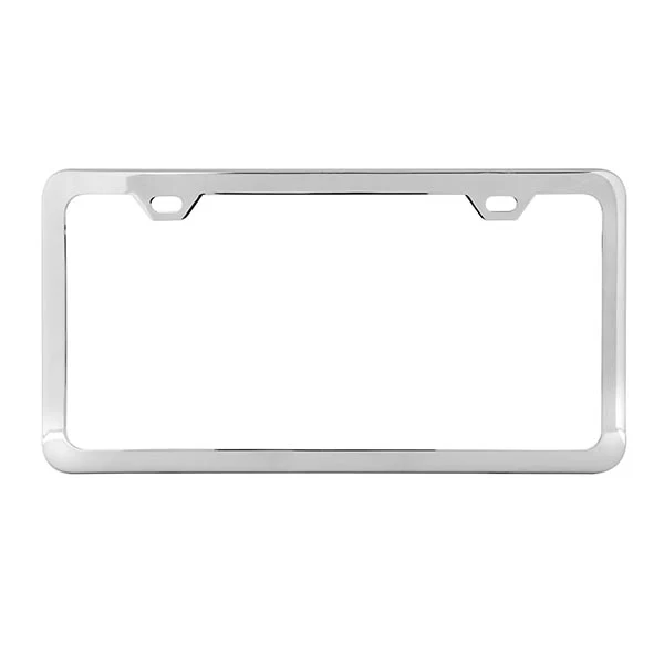 Stainless Steel 2-Hole License Plate Frame
