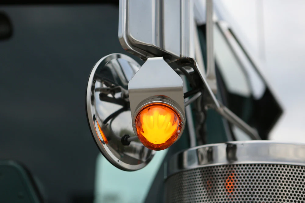 Stainless Steel Amber GLO LED Mirror Turn Signal - Image 5