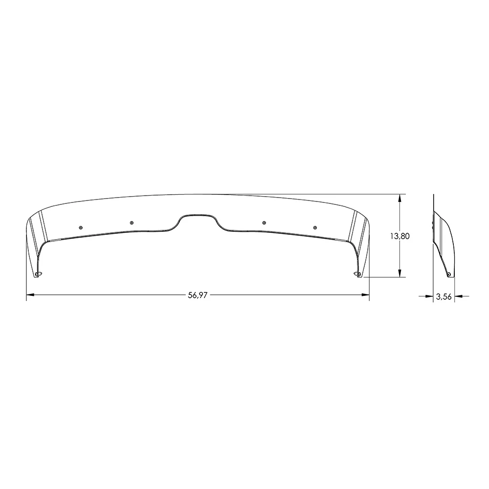 Stainless steel Bug Shield for 2012+ Kenworth T680 - Image 3