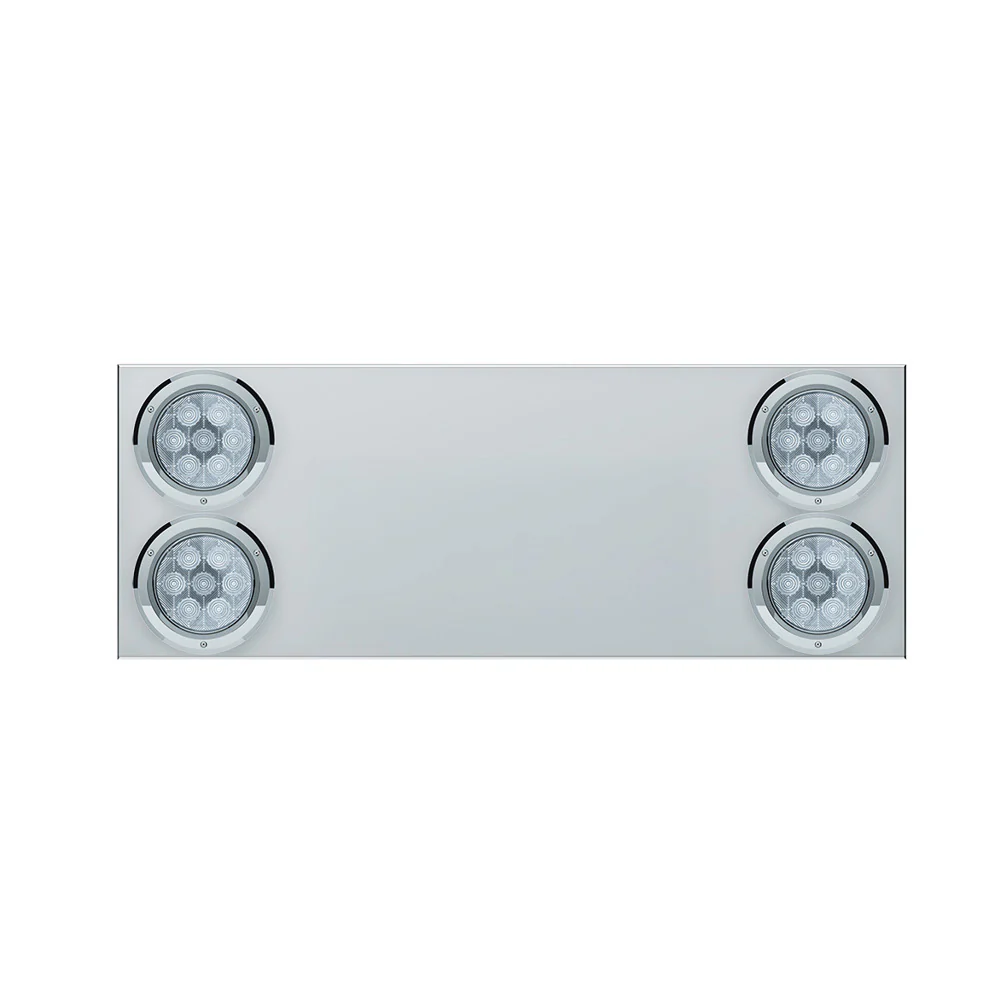 Stainless Steel Center Panel With Four 4" Competition Series LED Lights - Image 3