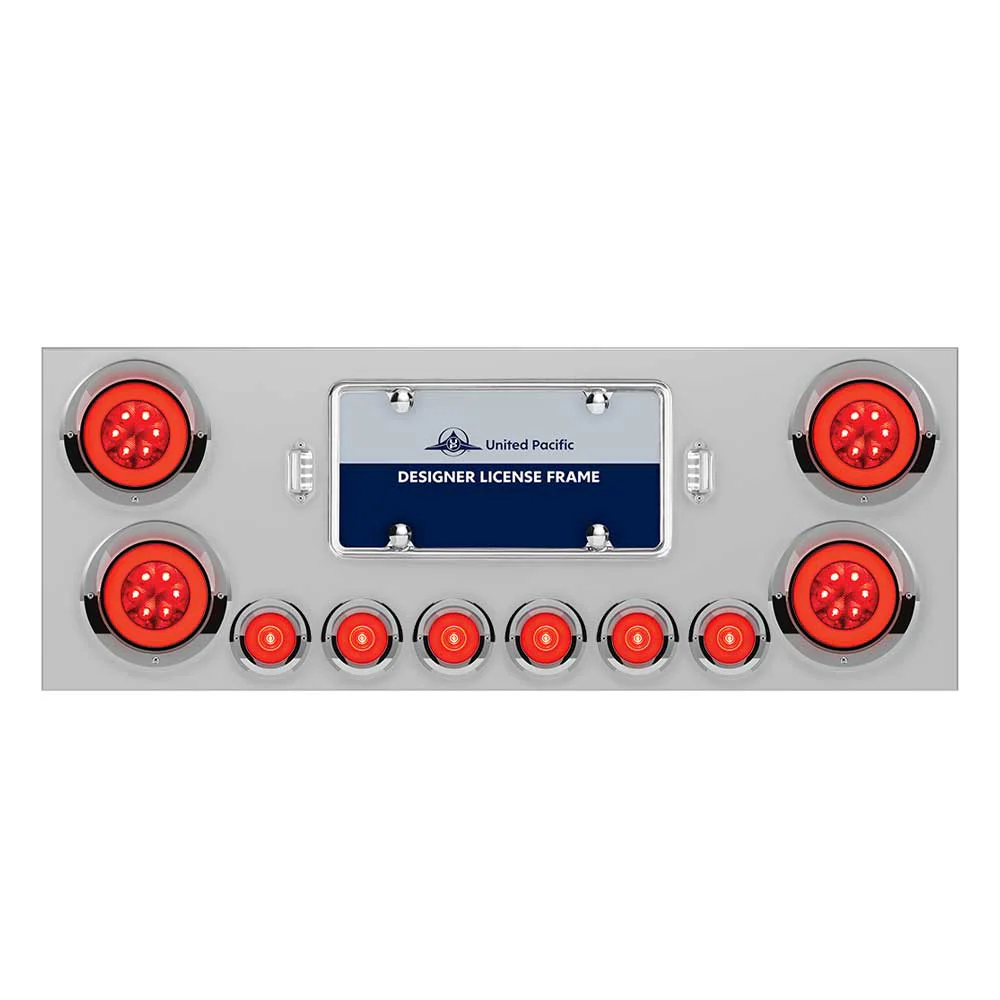 Stainless Steel Center Panel with Halo LED Lights