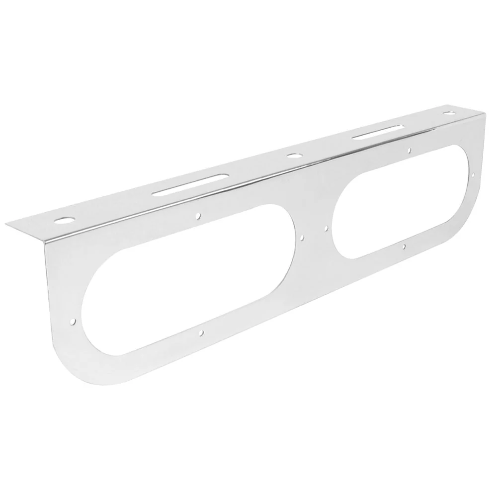 Stainless Steel Double Oval Light Bracket - Image 2
