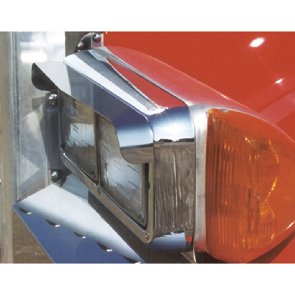 Stainless Steel Dual Headlight Visors (PR)