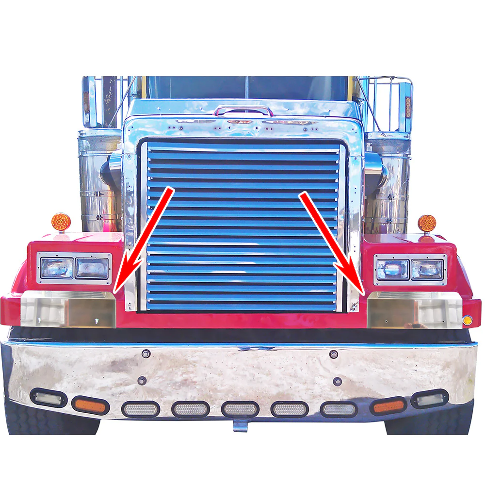 Stainless Steel Fender Guards for 1990-2001 Western Star Heritage