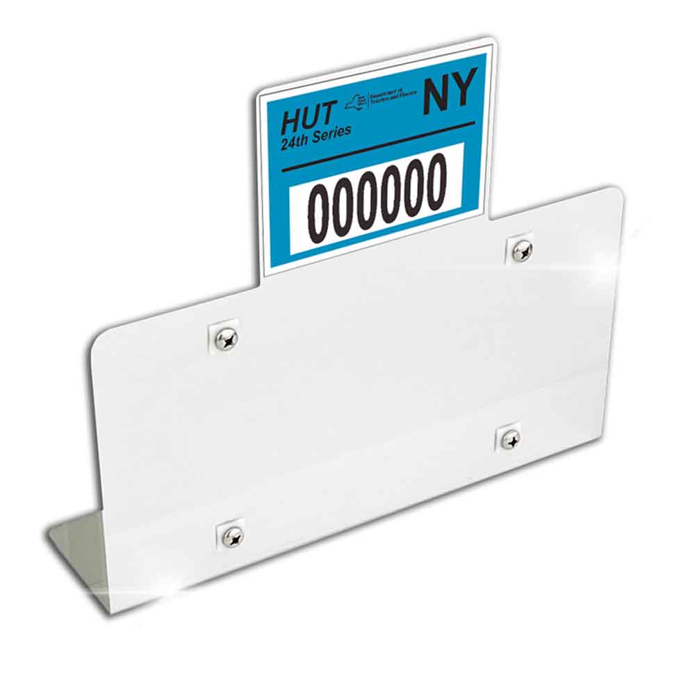 Stainless Steel Flanged License Plate Holder