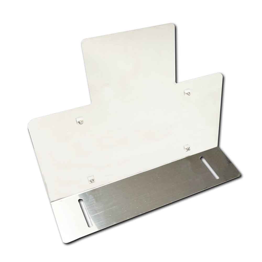 Stainless Steel Flanged License Plate Holder - Image 2