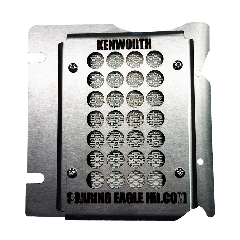Stainless Steel Fresh Air Filter Kit for Kenworth W900, T600, T800 Models