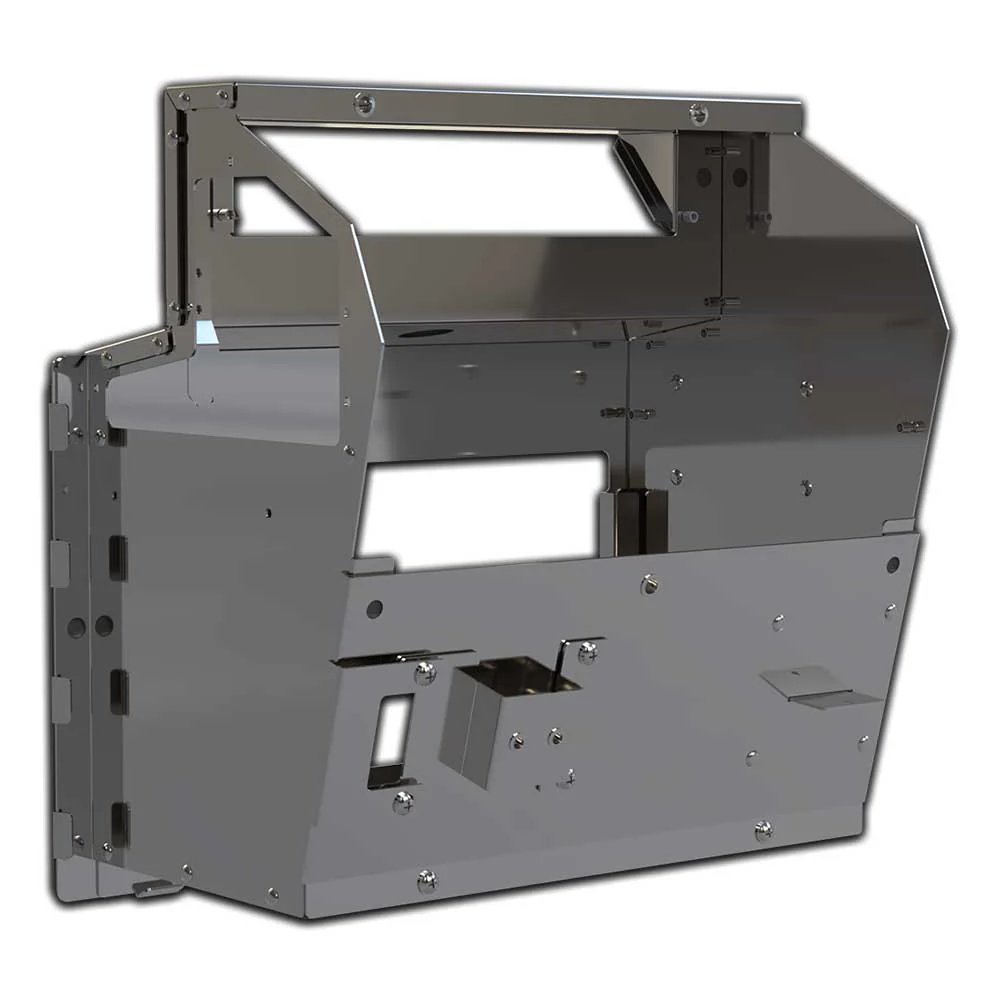Stainless Steel Kenworth Heater Upgrade Finisher Kit - Image 3