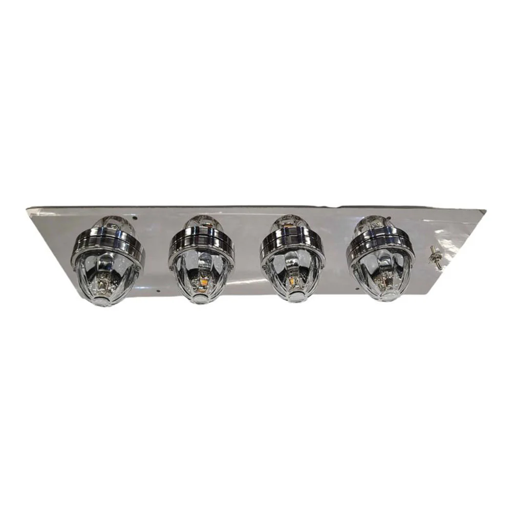Stainless Steel Kenworth T660 and W900 Sleeper Light Bracket