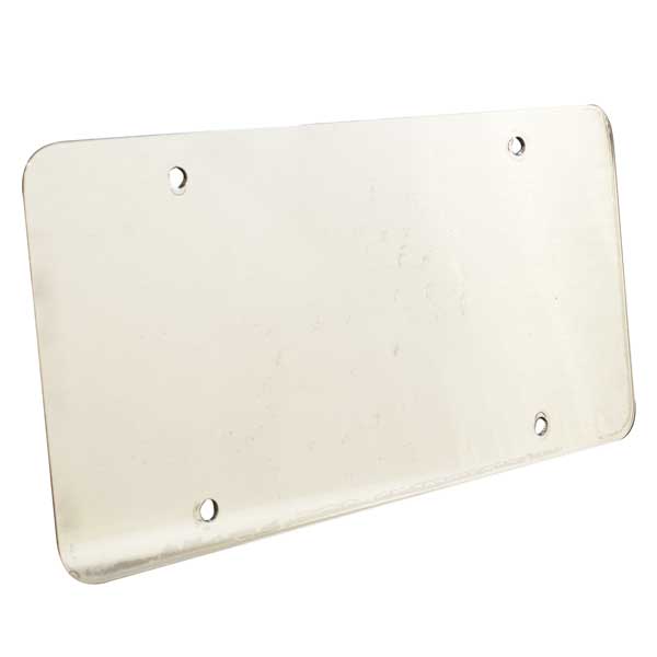 Stainless Steel License Plate