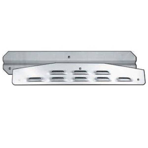 Stainless Steel Louvered Mud Flap Weights with Back Plates (PR)