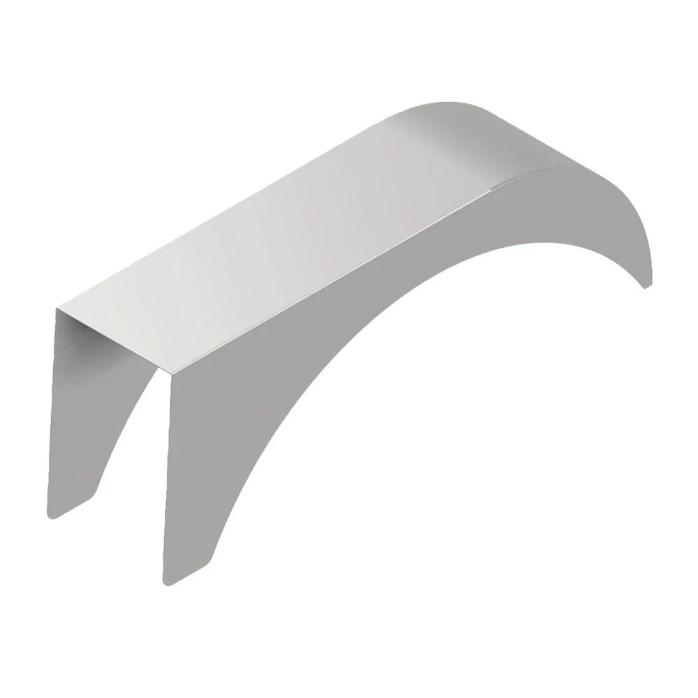 Stainless Steel Peterbilt Full Radius Saddle Cover