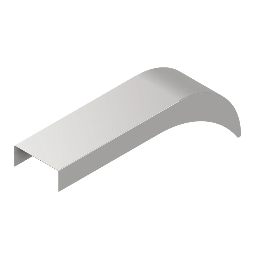 Stainless Steel Peterbilt Partial Radius Tank Covers