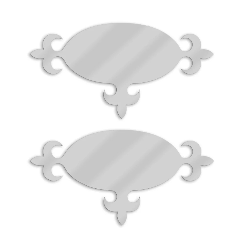 Stainless Steel Peterbilt Triple Spade Oval Emblem Accent