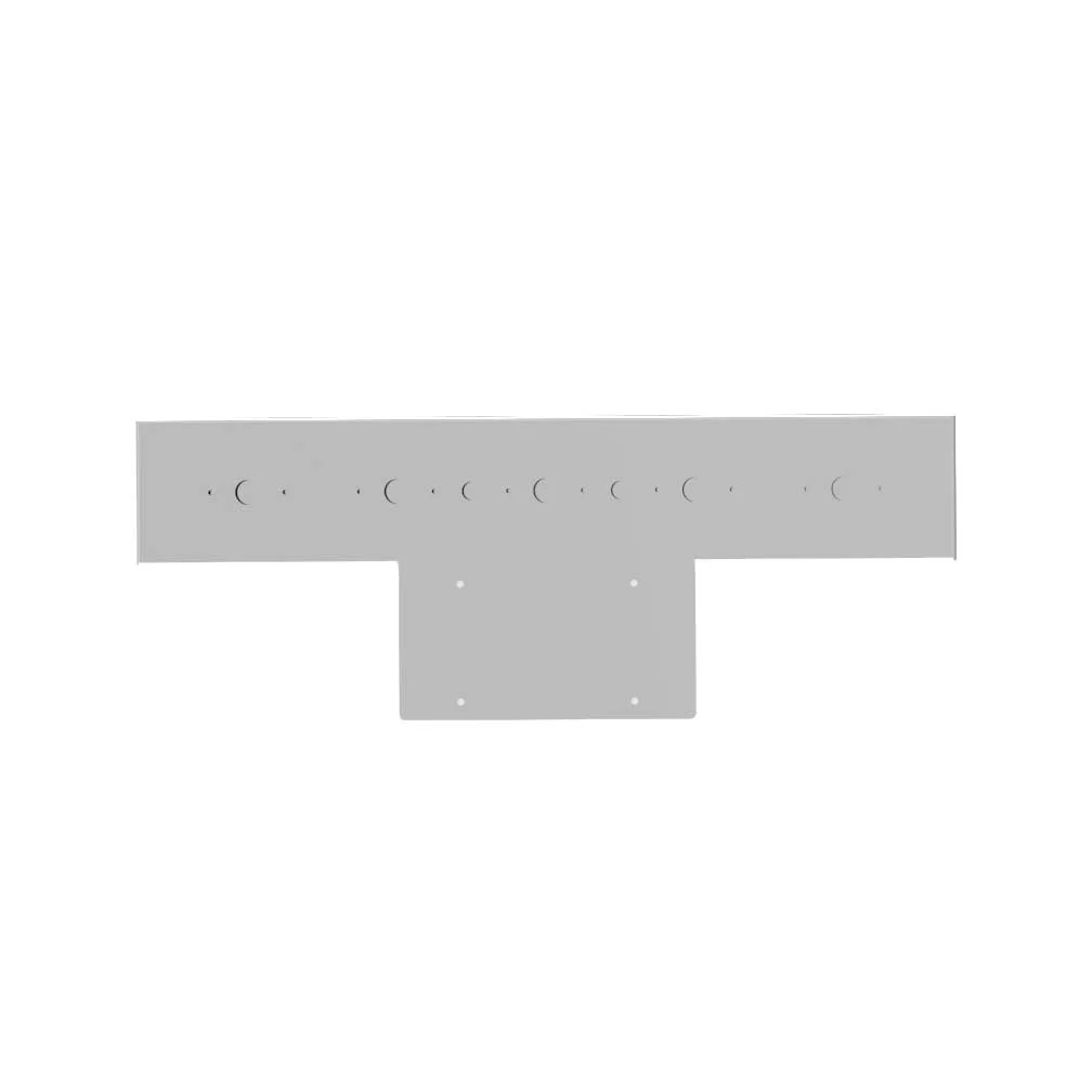 Stainless Steel Rear Tailboard with 5 Light Cutouts