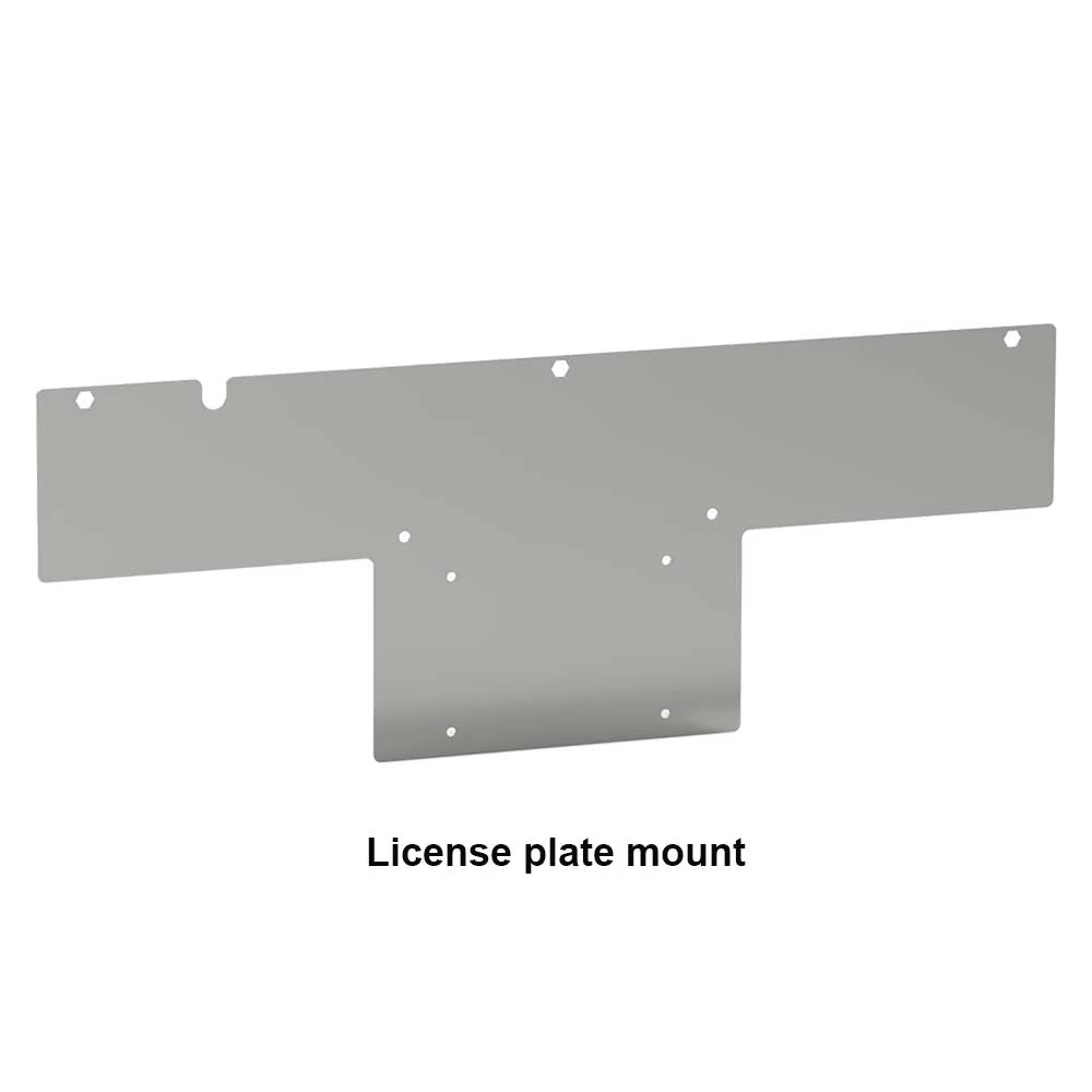 Stainless Steel Rear Tailboard with 5 Light Cutouts - Image 2