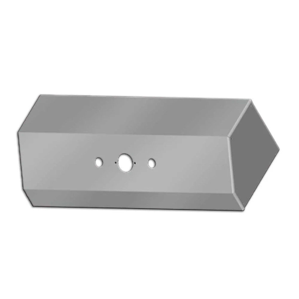 Stainless Steel Single Plug Two Airline Box with Bolted Ends