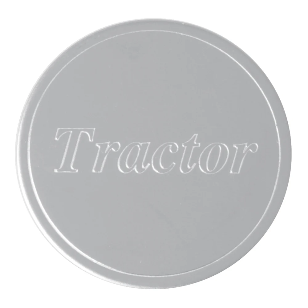 Stainless Steel Tractor/Trailer Knob Script Plate - Image 2