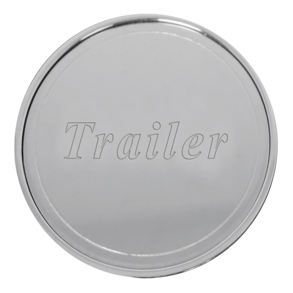 Stainless Steel Tractor/Trailer Knob Script Plate - Image 3