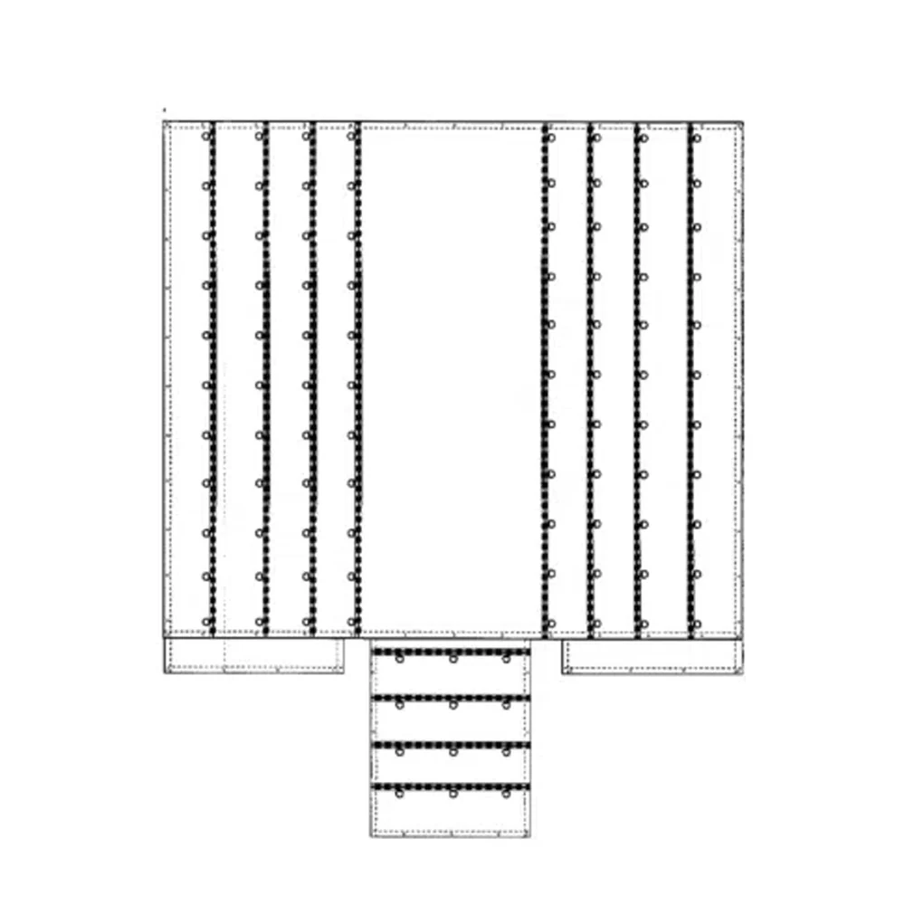 Standard Machinery Tarp with 10 Ft Drops - Image 2