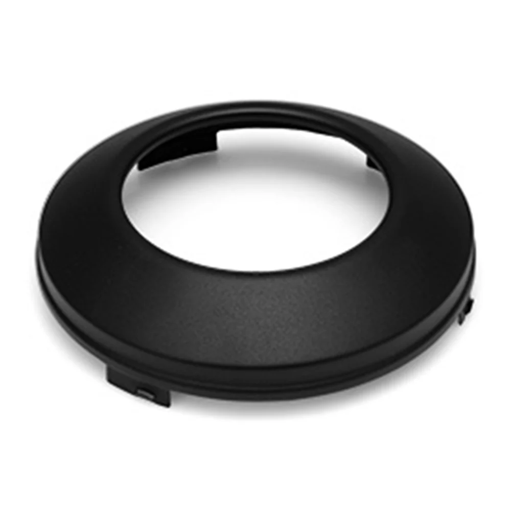 Stealth Black Universal Stainless Steel Front Baby Moon Hubcap with Open Center