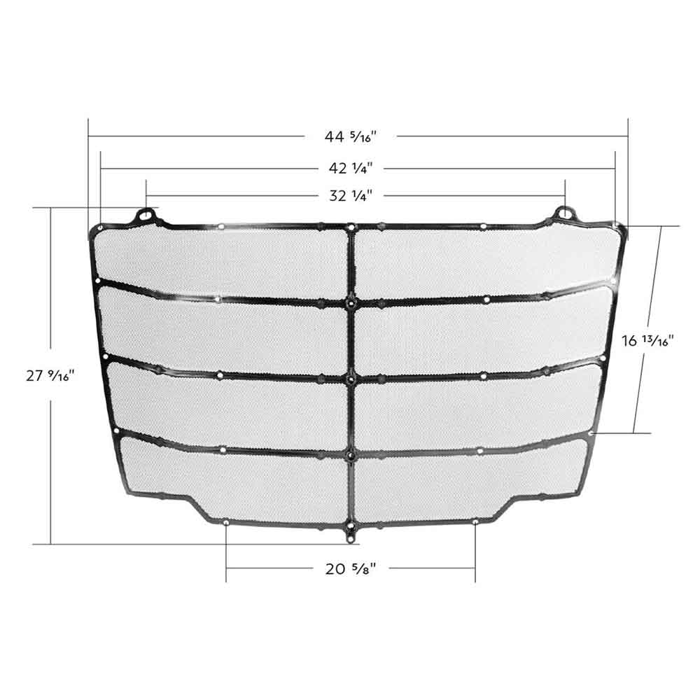 Steel Bug Screen For Freightliner Cascadia 2018-2023 - Image 3