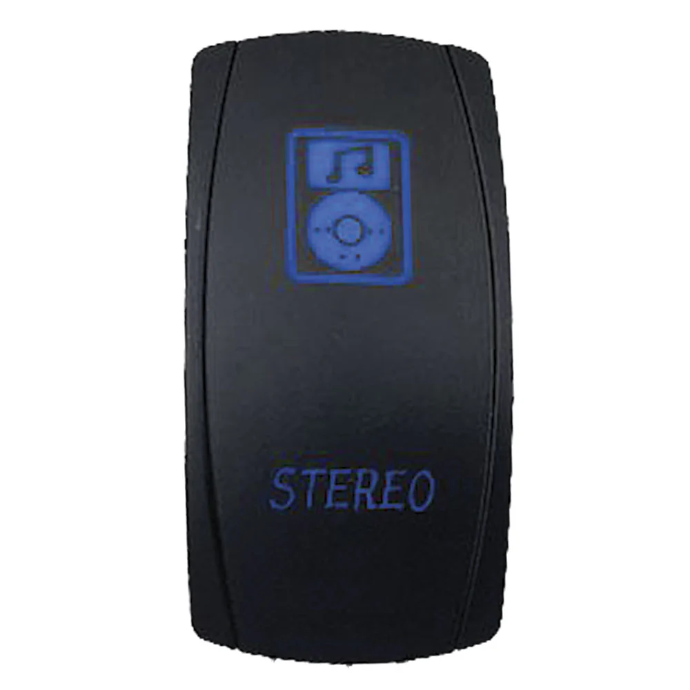 Stereo LED Rocker Switch