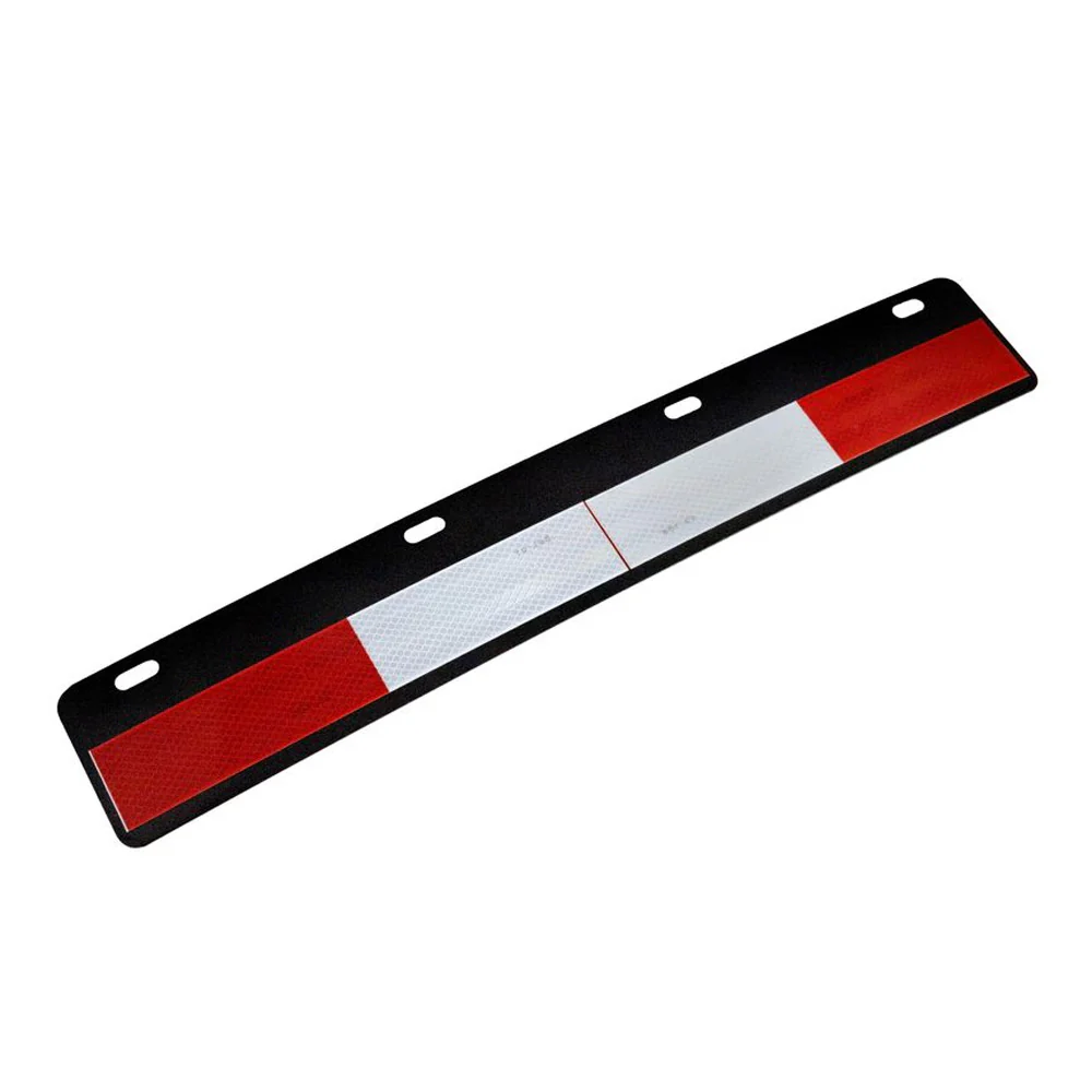 Straight Conspicuity Plate with Black Coat