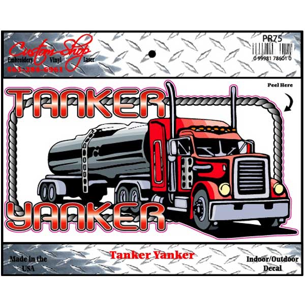Tanker Yanker Vinyl Decal