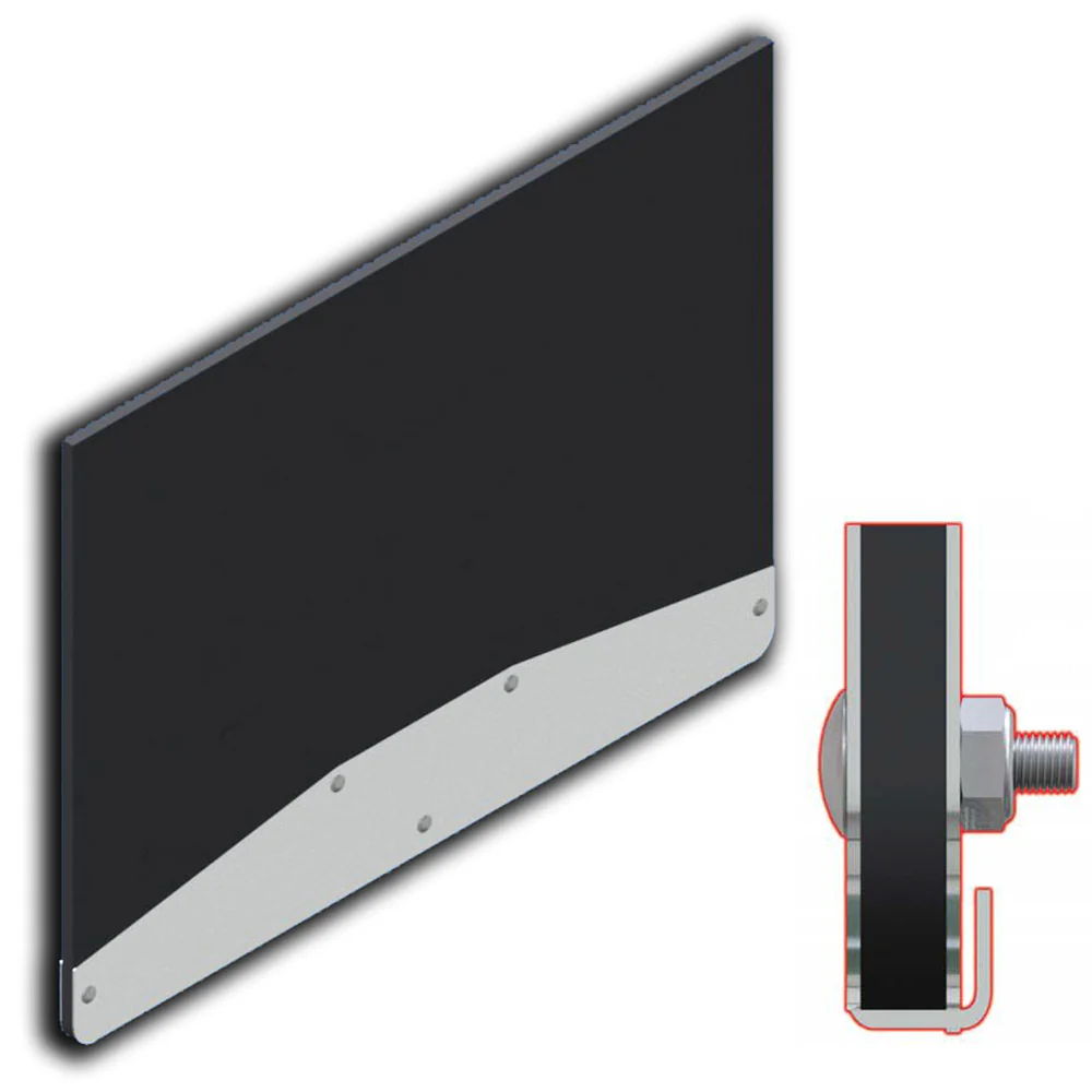 Tapered Curl Free Mud Flap Weights - Image 2
