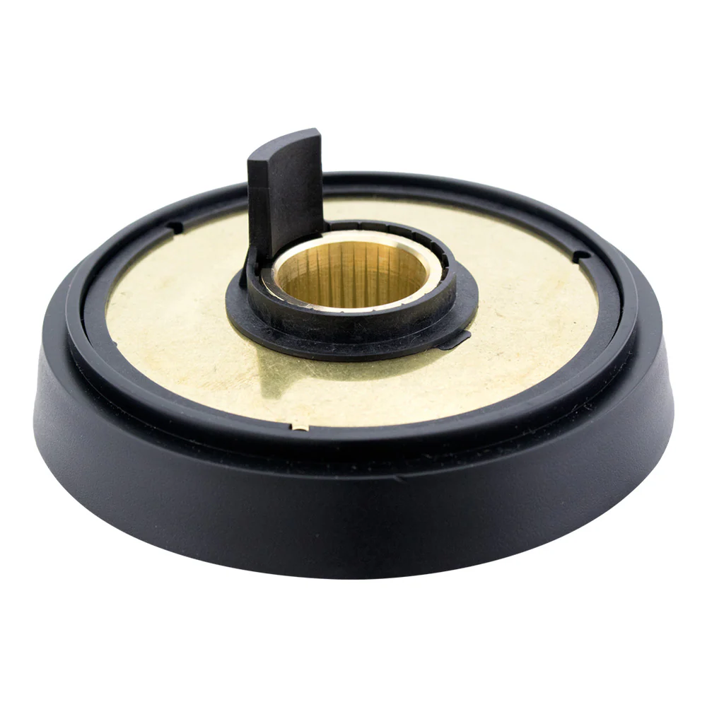 Three-Hole Black Hub Adaptor for Kenworth, Mack