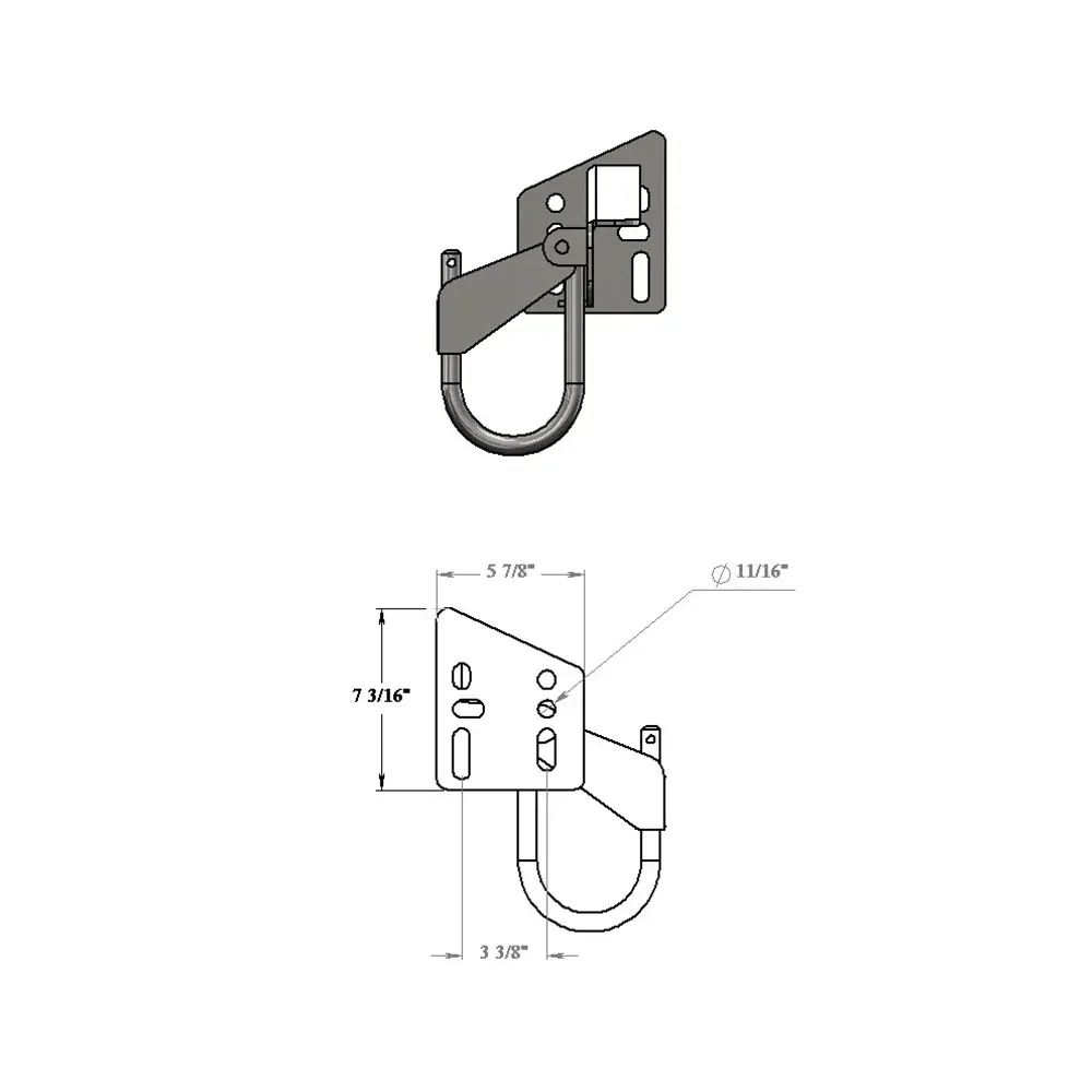Tire Chain Hanger with Mud Flap Bracket Set - Image 3