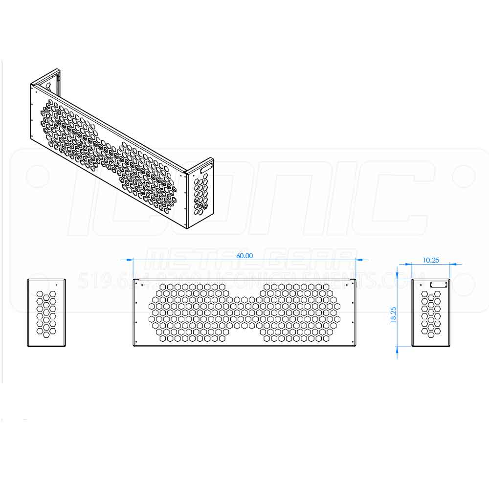 Tool Box Tow Basket 60" x 18" x 10"