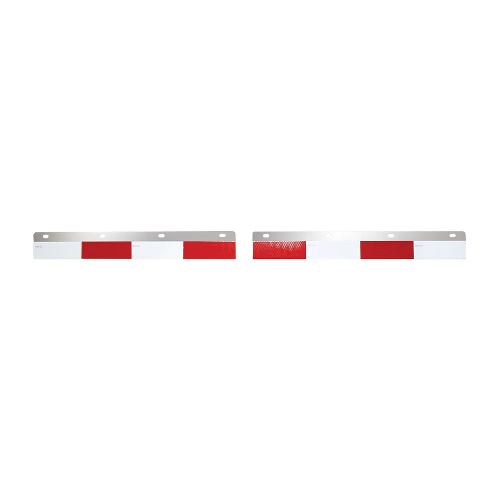 Top Reflector Aluminum Mud Flap Accents