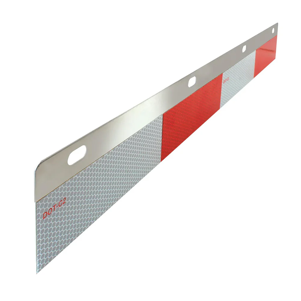 Top Reflector Aluminum Mud Flap Accents - Image 2