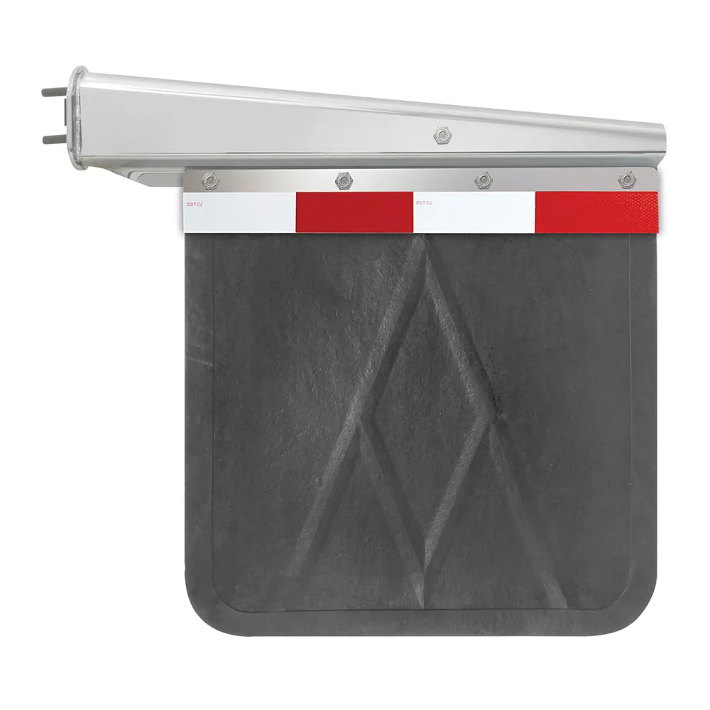 Top Reflector Aluminum Mud Flap Accents - Image 3