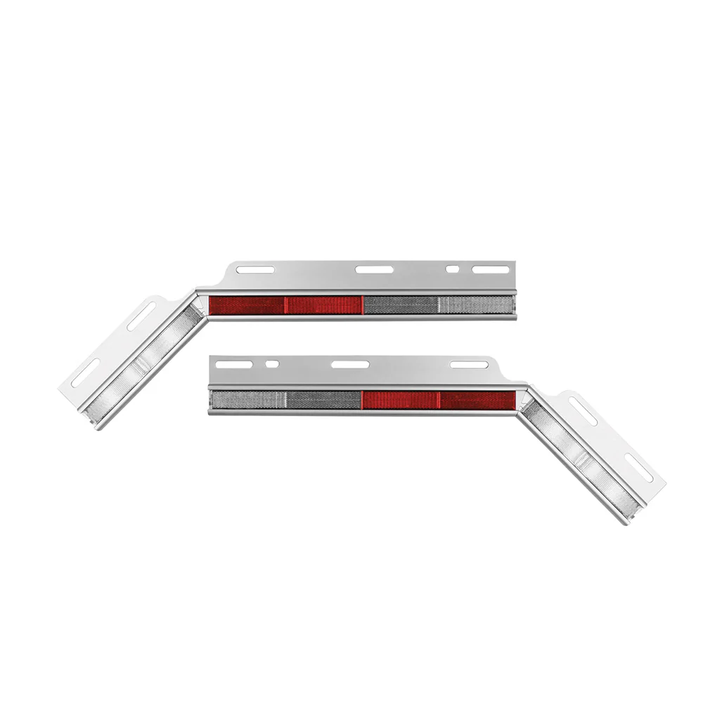Top Reflector Mud Flap Angled Plate Set