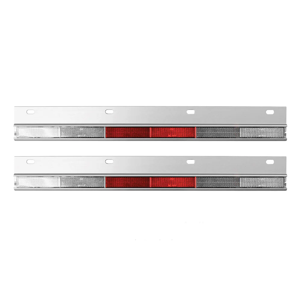 Top Reflector Mud Flap Straight Plate Set