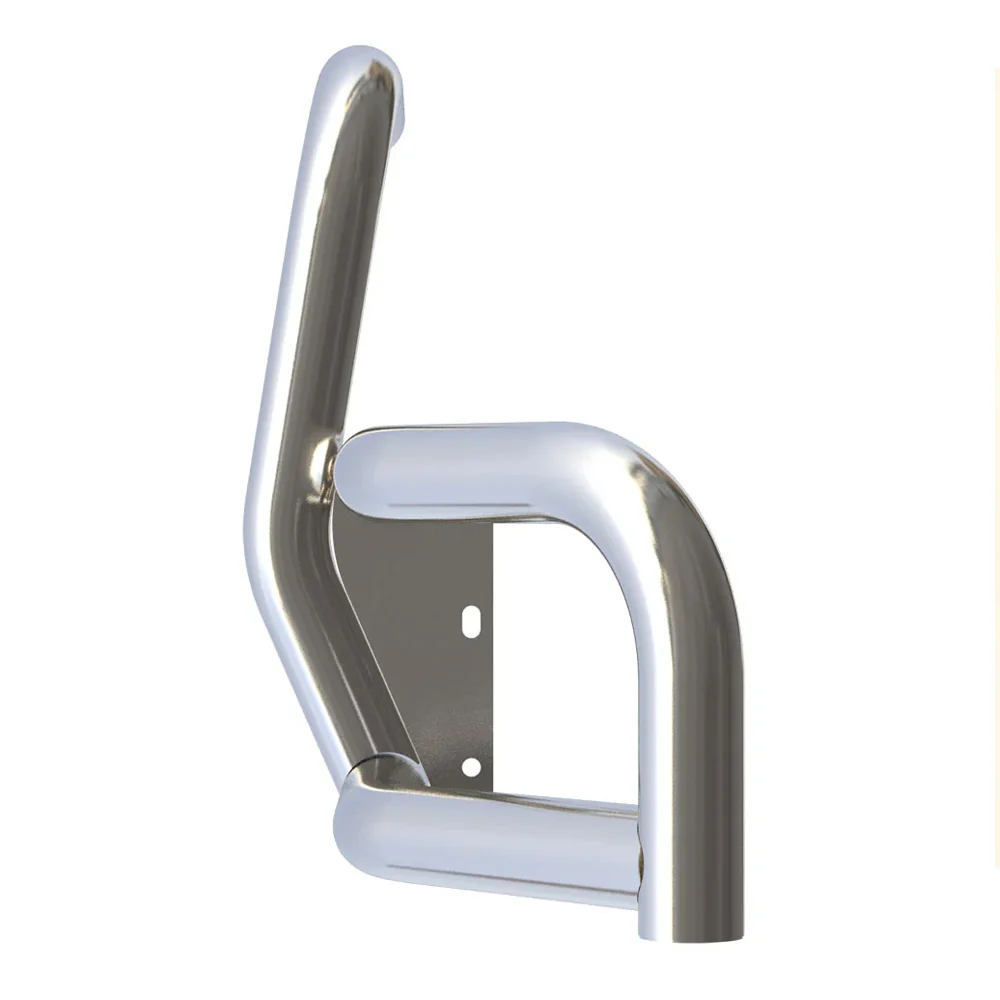Tuff Guard II Polished Stainless Grill Guard with 38-Degree Bend - Image 4