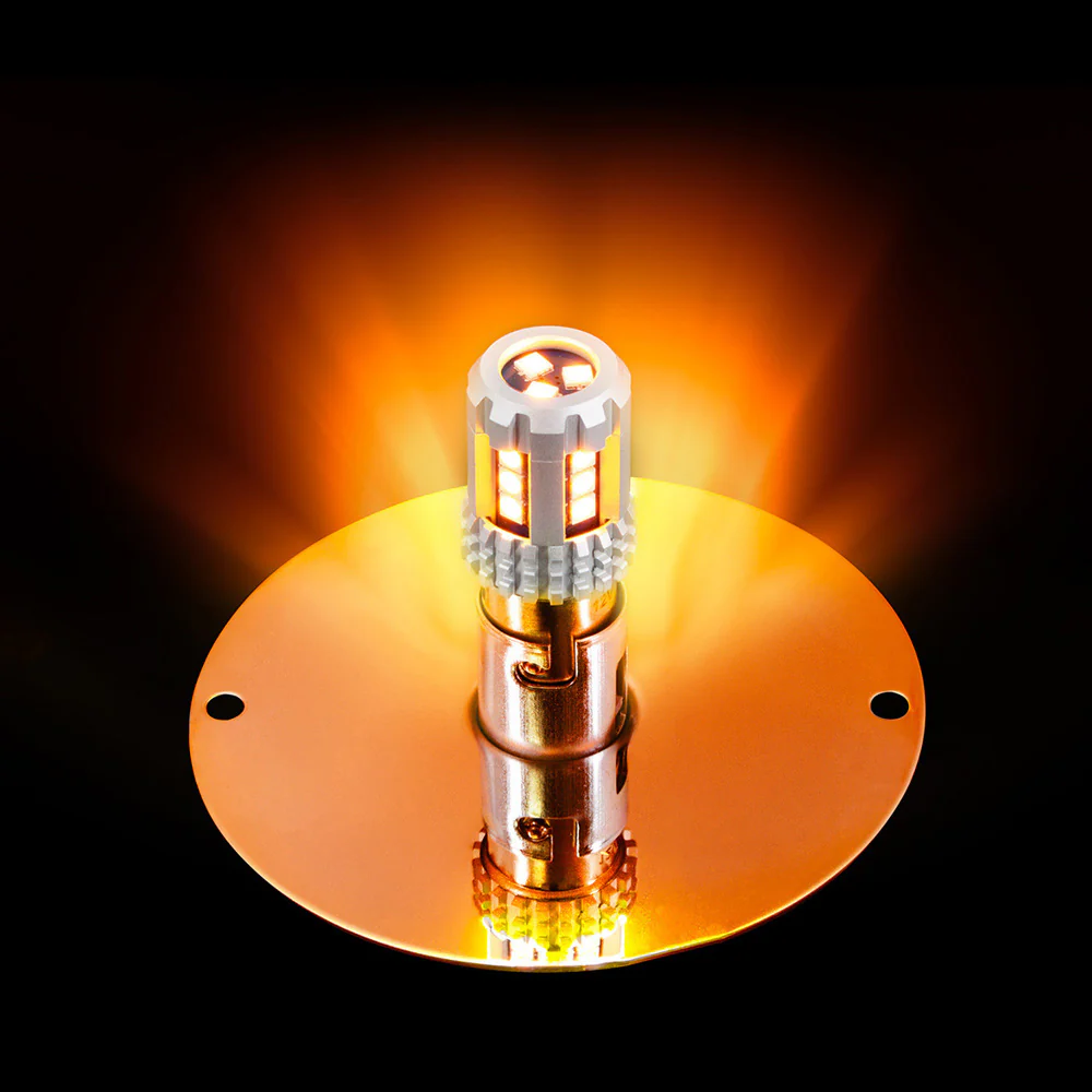 Ultraburst Glass Watermelon Flush Mount 18 LED Bulb - Image 13