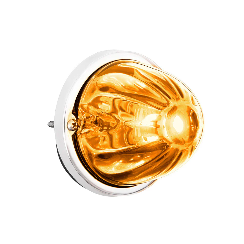 Ultraburst Glass Watermelon Flush Mount 18 LED Bulb - Image 3