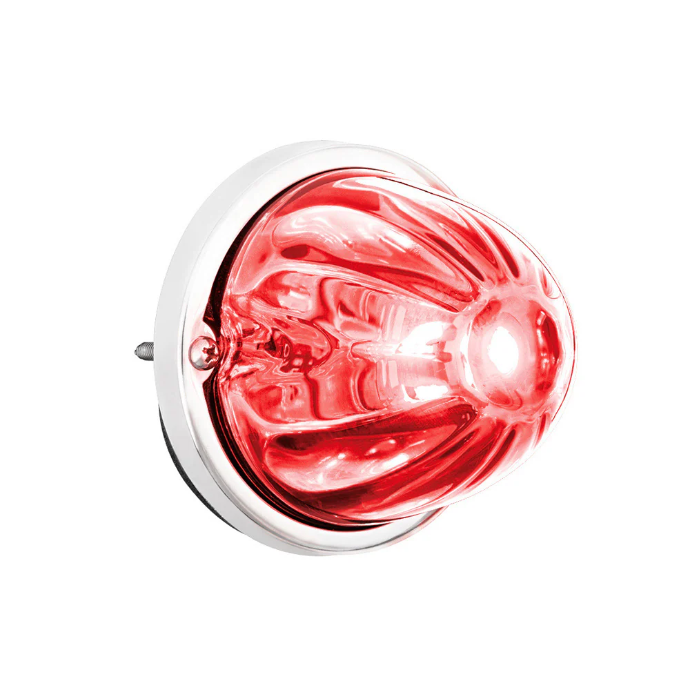 Ultraburst Glass Watermelon Flush Mount 18 LED Bulb - Image 5